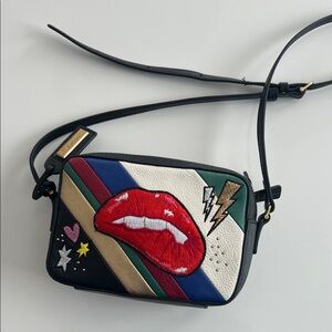 Alxiliary by Aritzia Black Crossbody Leather Bag